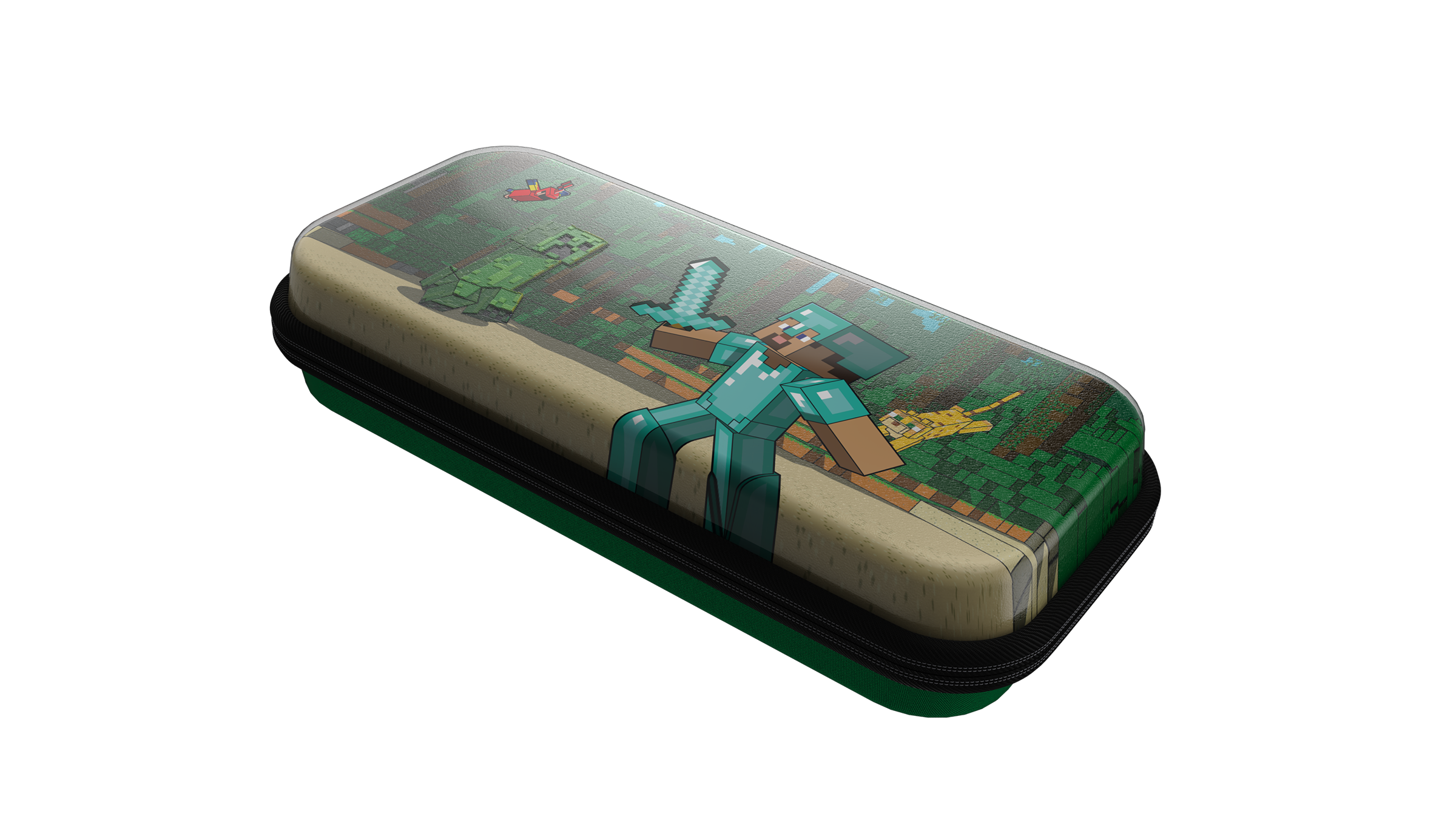 Turtle Beach - PDP REALMz Travel Case Plus: Minecraft Forest Battle - Nintendo Switch - Image 3
