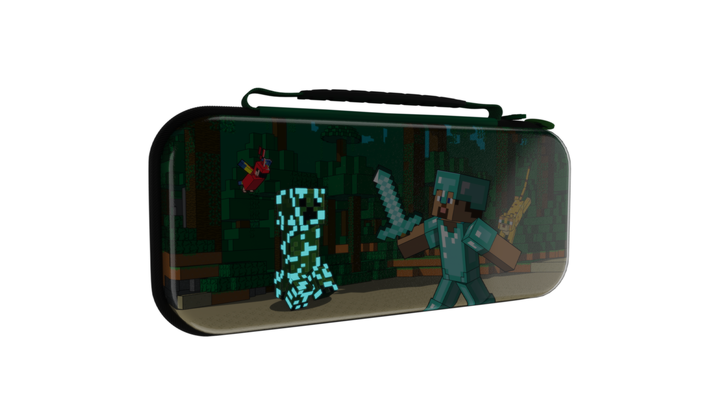 Turtle Beach - PDP REALMz Travel Case Plus: Minecraft Forest Battle - Nintendo Switch - Image 5