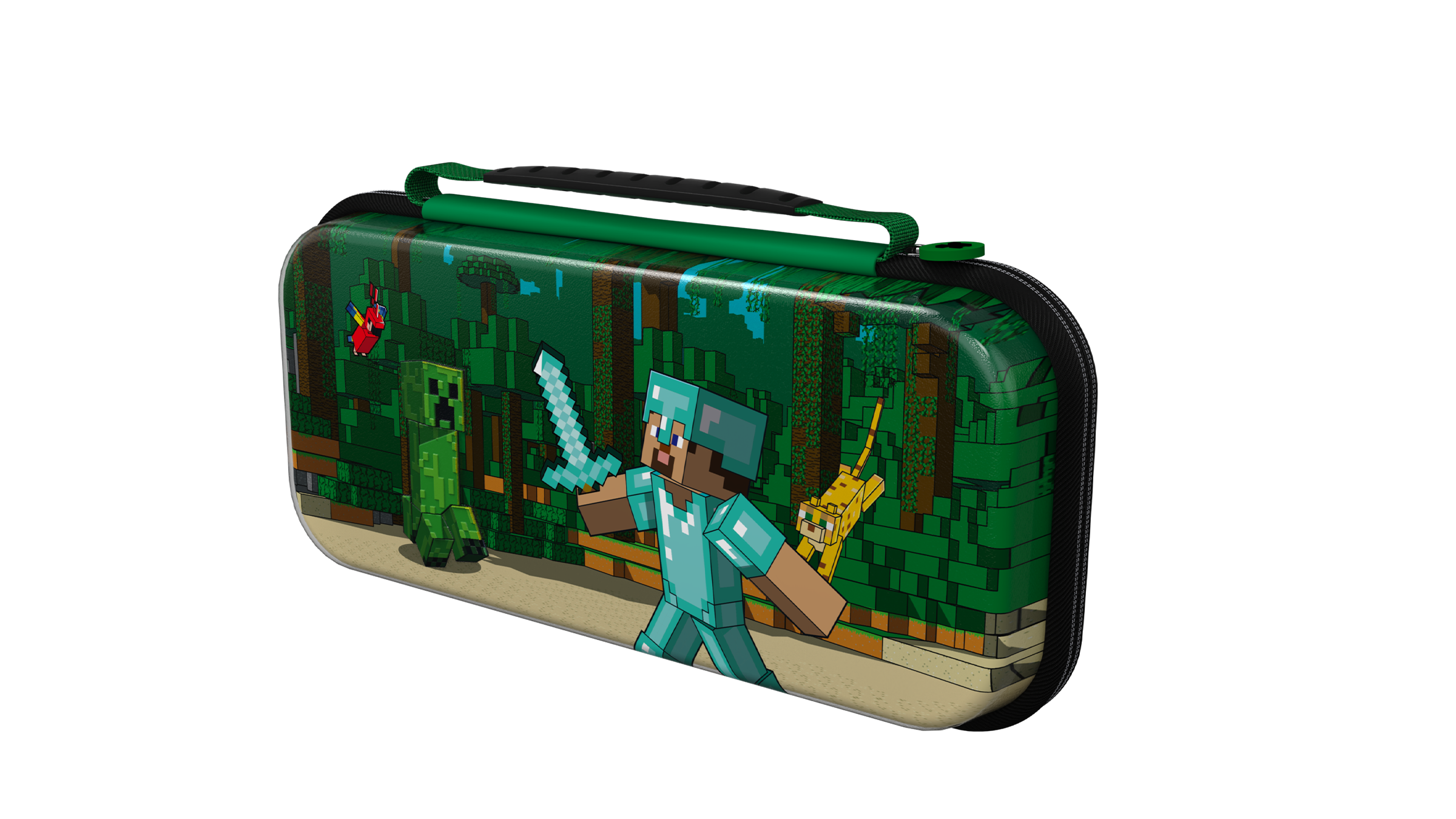 Turtle Beach - PDP REALMz Travel Case Plus: Minecraft Forest Battle - Nintendo Switch - Image 2